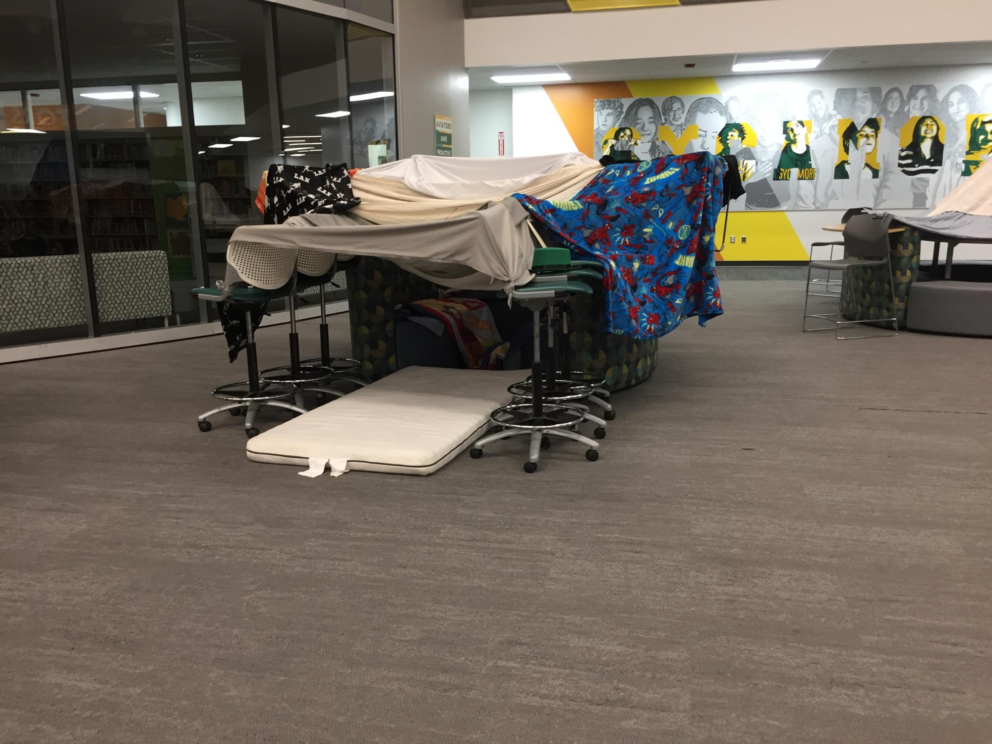 Senior prank 'fortifies' school
