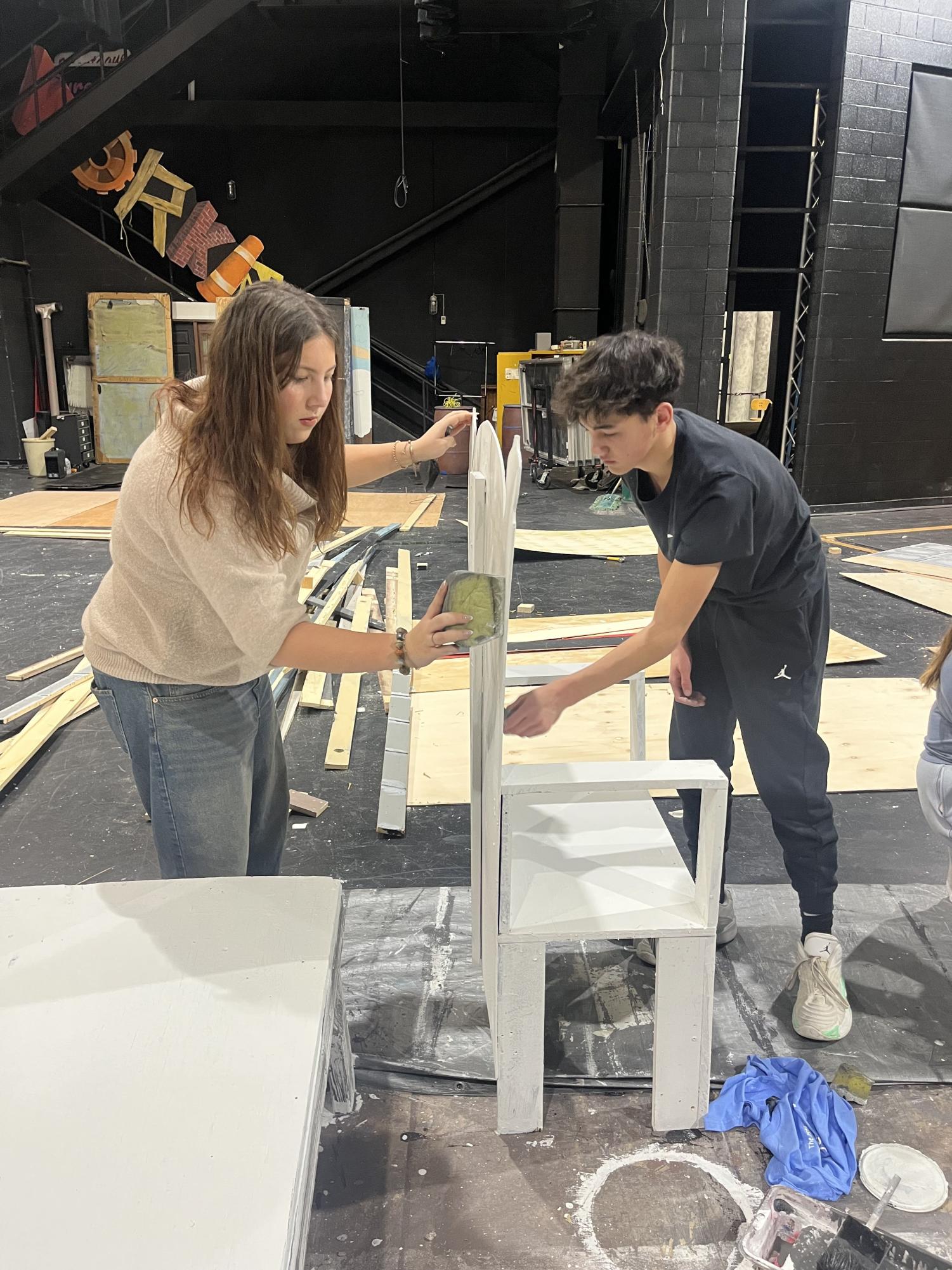 'Hard at work:' behind the scenes of Grease, the play